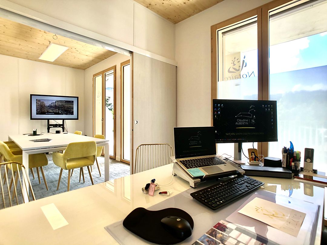 Photo des bureaux de Maître Claudine Aubertin, notaire à Lyon